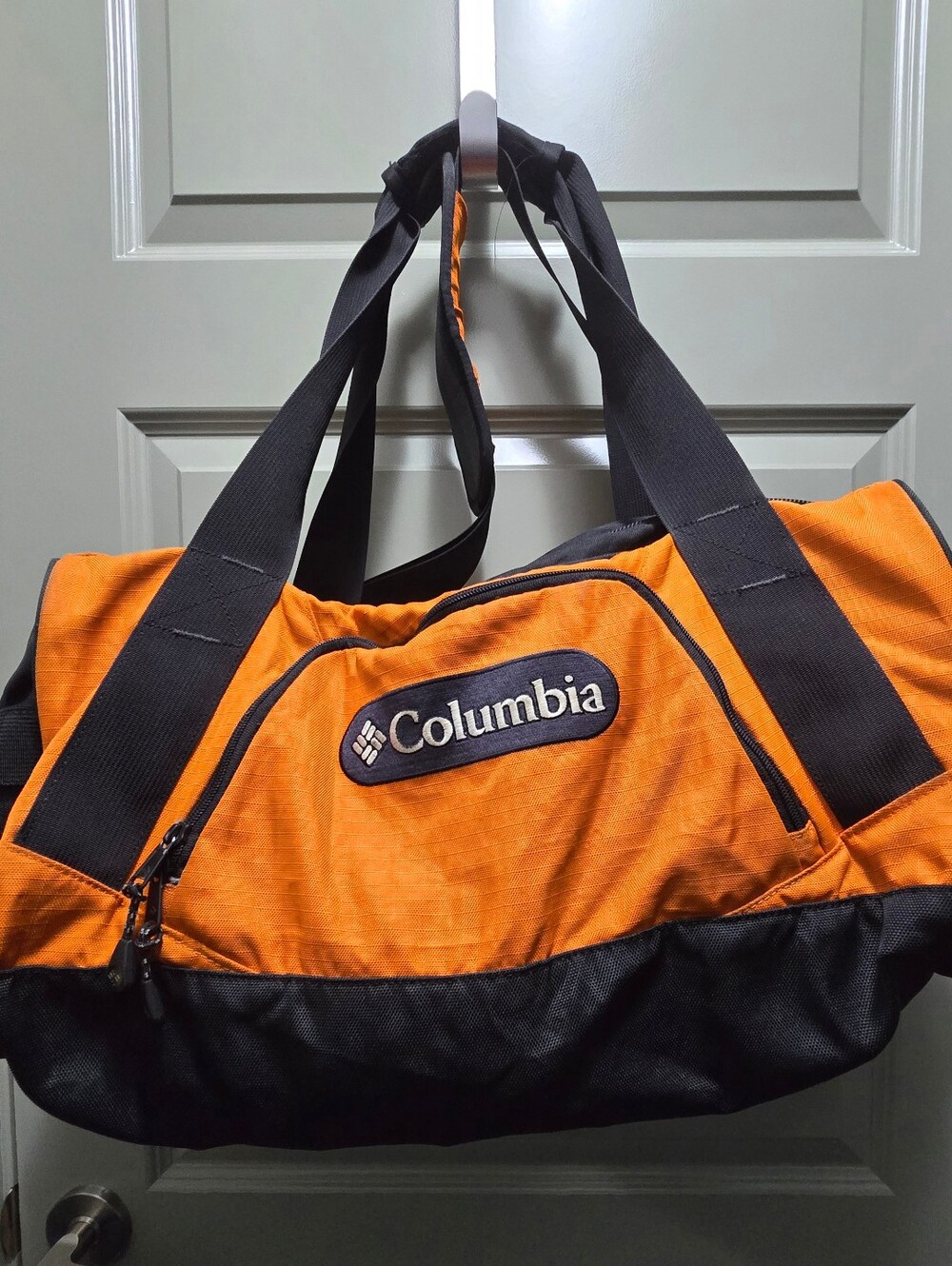 Y2K Columbia Orange and Black Men’s Duffel Bag